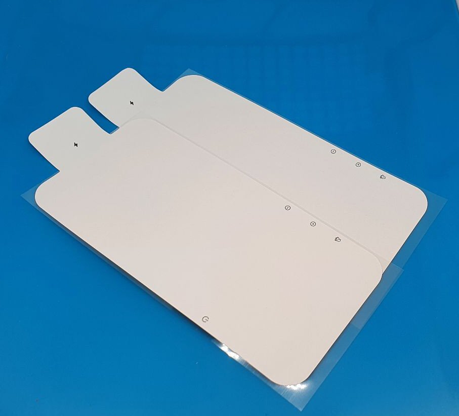 Factory Seal For iPhone 14 Plus White Paper Card Screen Protection Pack of 2 Factory seal FoneFunShop