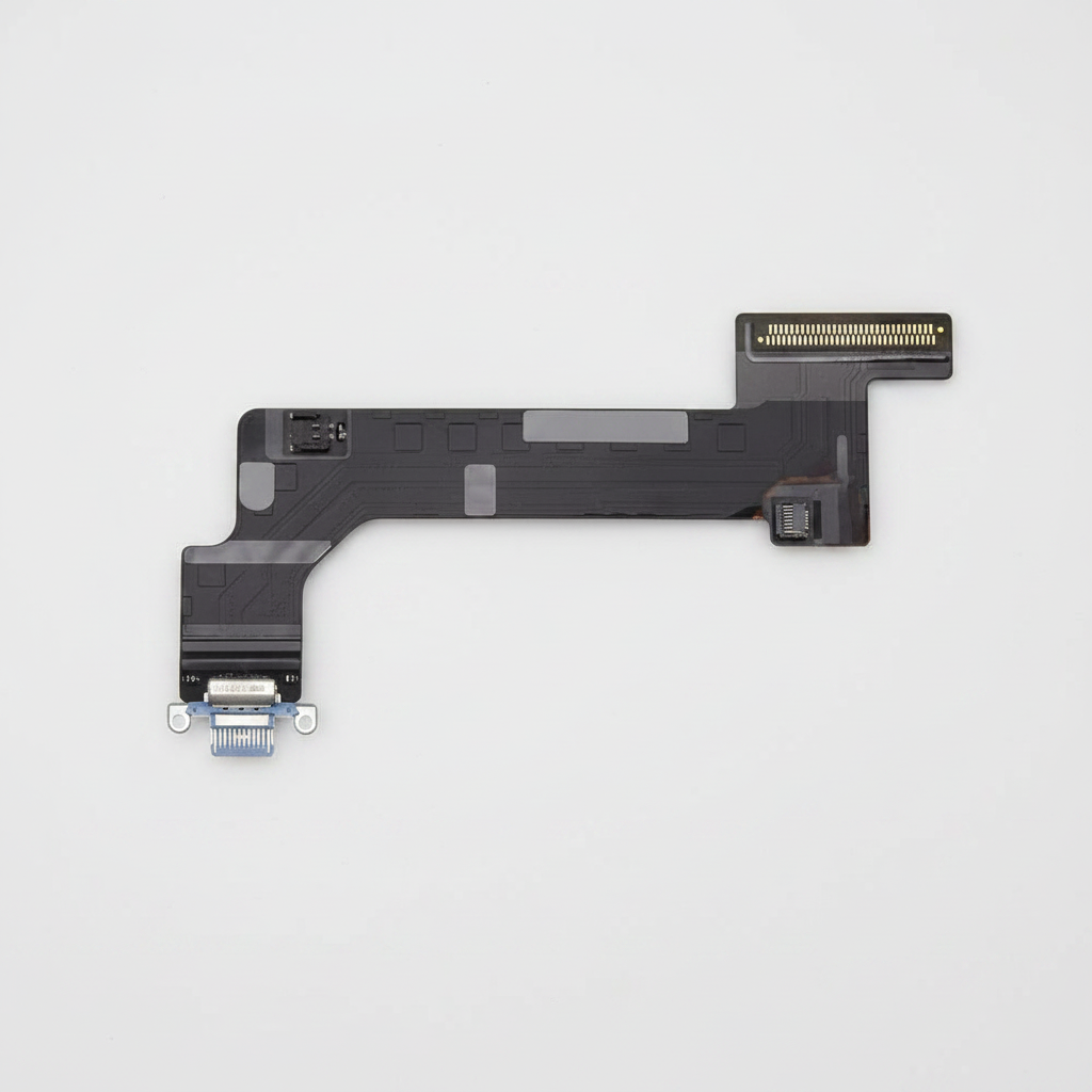 Charging Port Flex Cable For iPad 10th Gen 10.9 (2022) - White / Silver Charging Port FoneFunShop