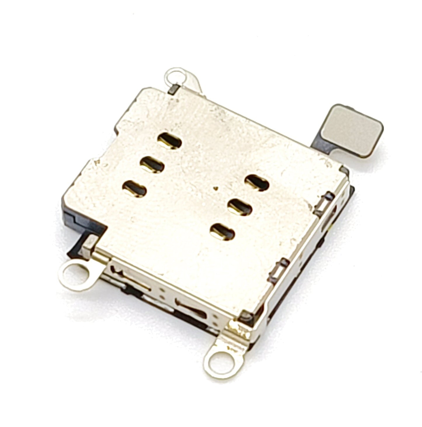 Dual Sim Tray For iPhone 12 White With Sim Card Reader - 2 Sim Cards in 1 Phone Sim Tray FoneFunShop