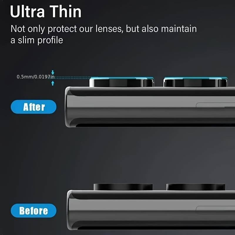 Glass Camera Lens Protector For Samsung Galaxy Fold 6 in Black Camera FoneFunShop