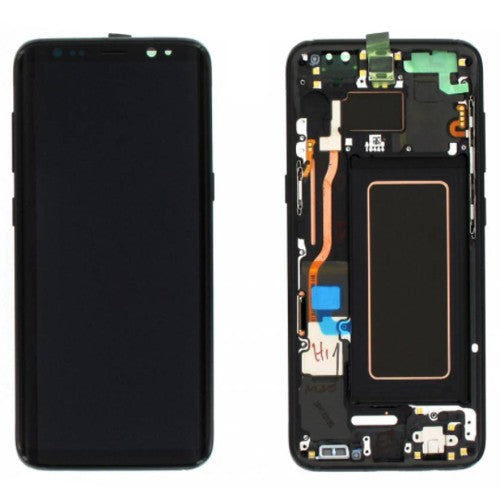 Lcd Screen For Samsung S8 G950F in Midnight Black Screen FoneFunShop
