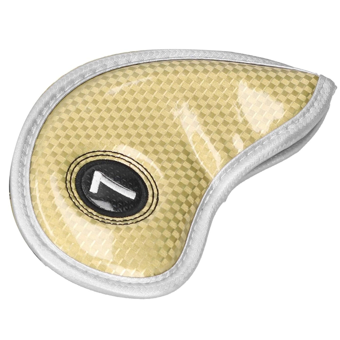 Golf Club Headcovers Irons Set 10 Pcs Club Iron Head Covers Gold Golf Accessorise FoneFunShop