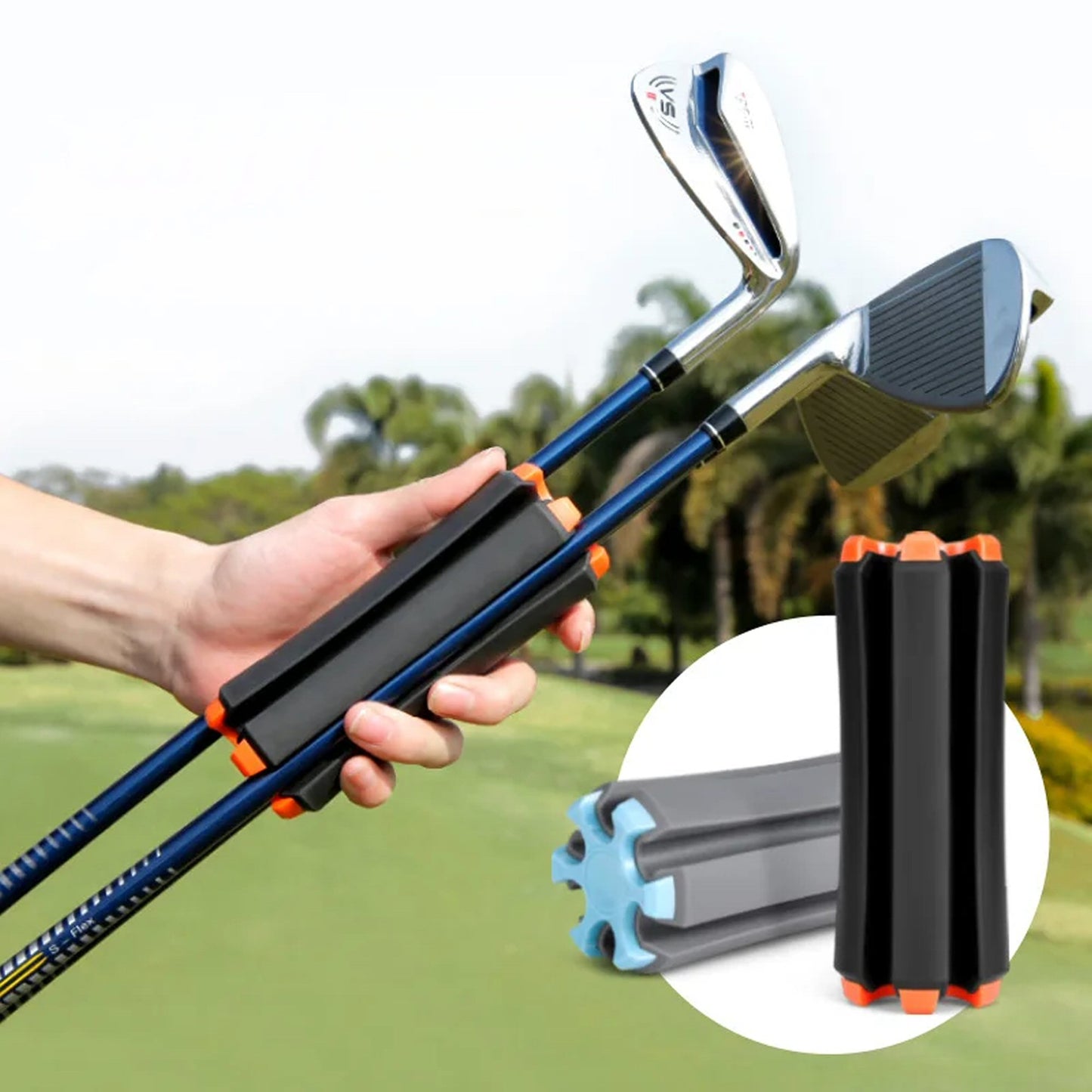 Portable Vertical Golf Club Holder Carrier Golf Accessorise FoneFunShop