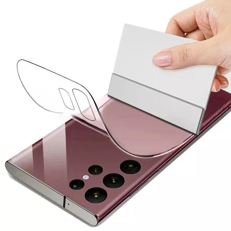 Clear Back Protector For Samsung A26 Soft Hydrogel Film Screen Protector FoneFunShop