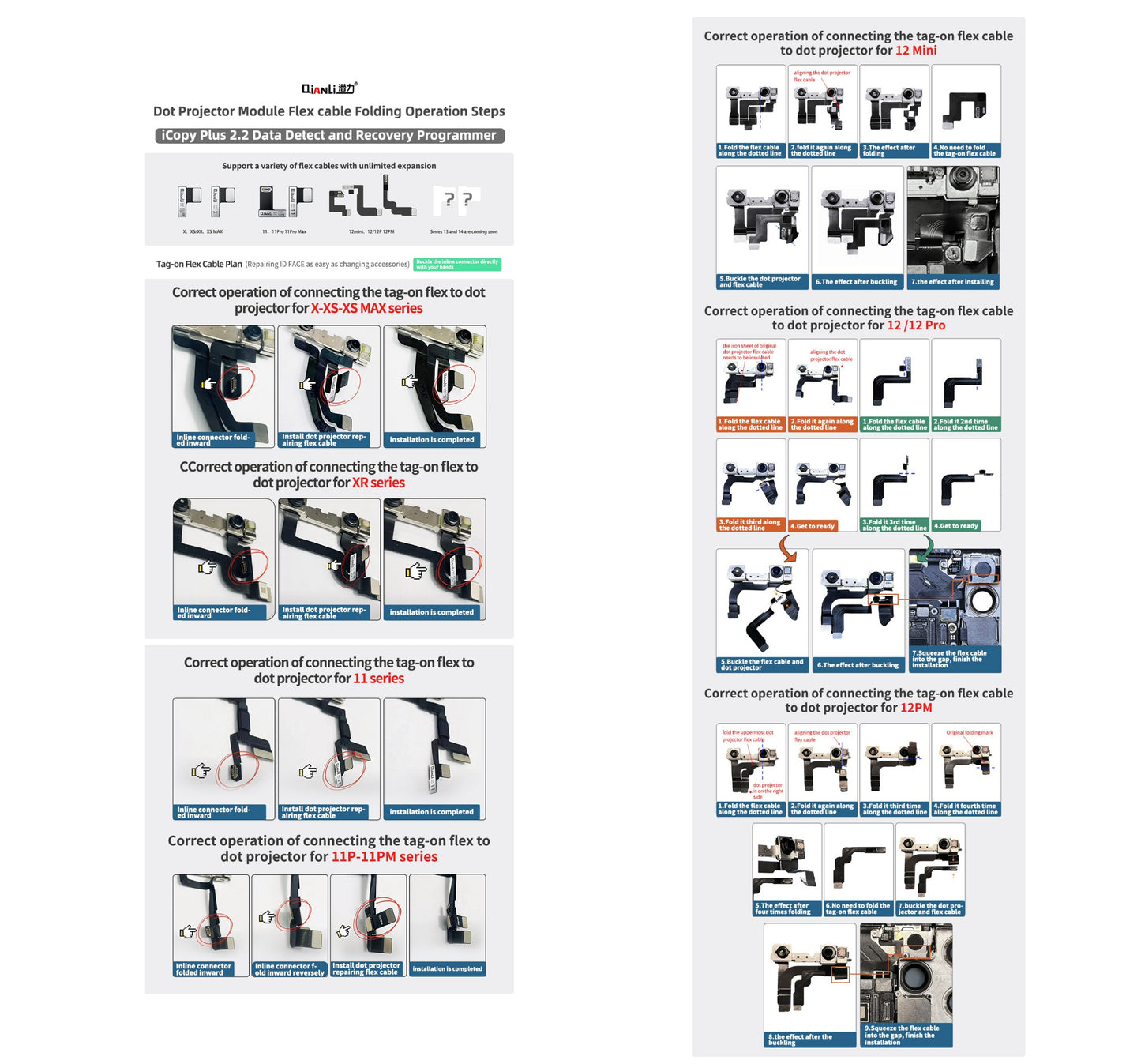 QianLi iCopy Face ID Recovery and Activation Board For iPhone X to 14 Activation FoneFunShop