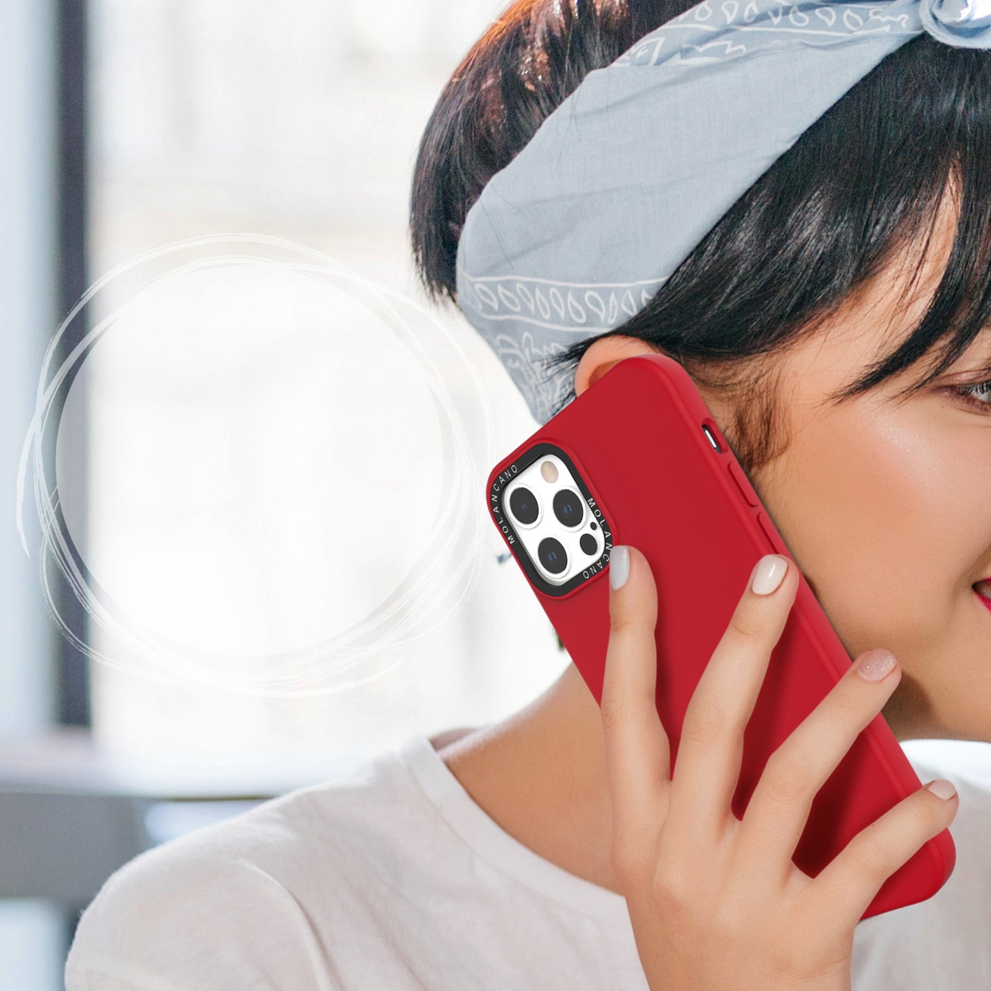 Case For iPhone 12 and 12 Pro Molancano Designer Back Cover in Black Case Cover FoneFunShop