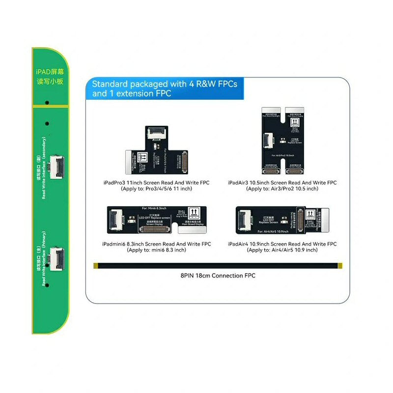 JC ID Addon PCB for iPad Screen Repair Adaptor Battery FoneFunShop