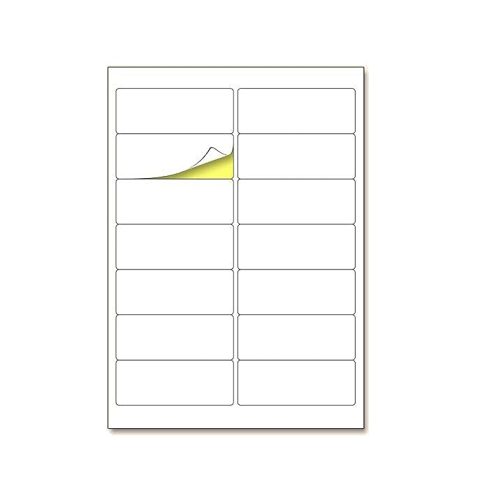 A4 Self Adhesive Sticky Address Labels Pack of 100 with 14 Labels per sheet Labels FoneFunShop