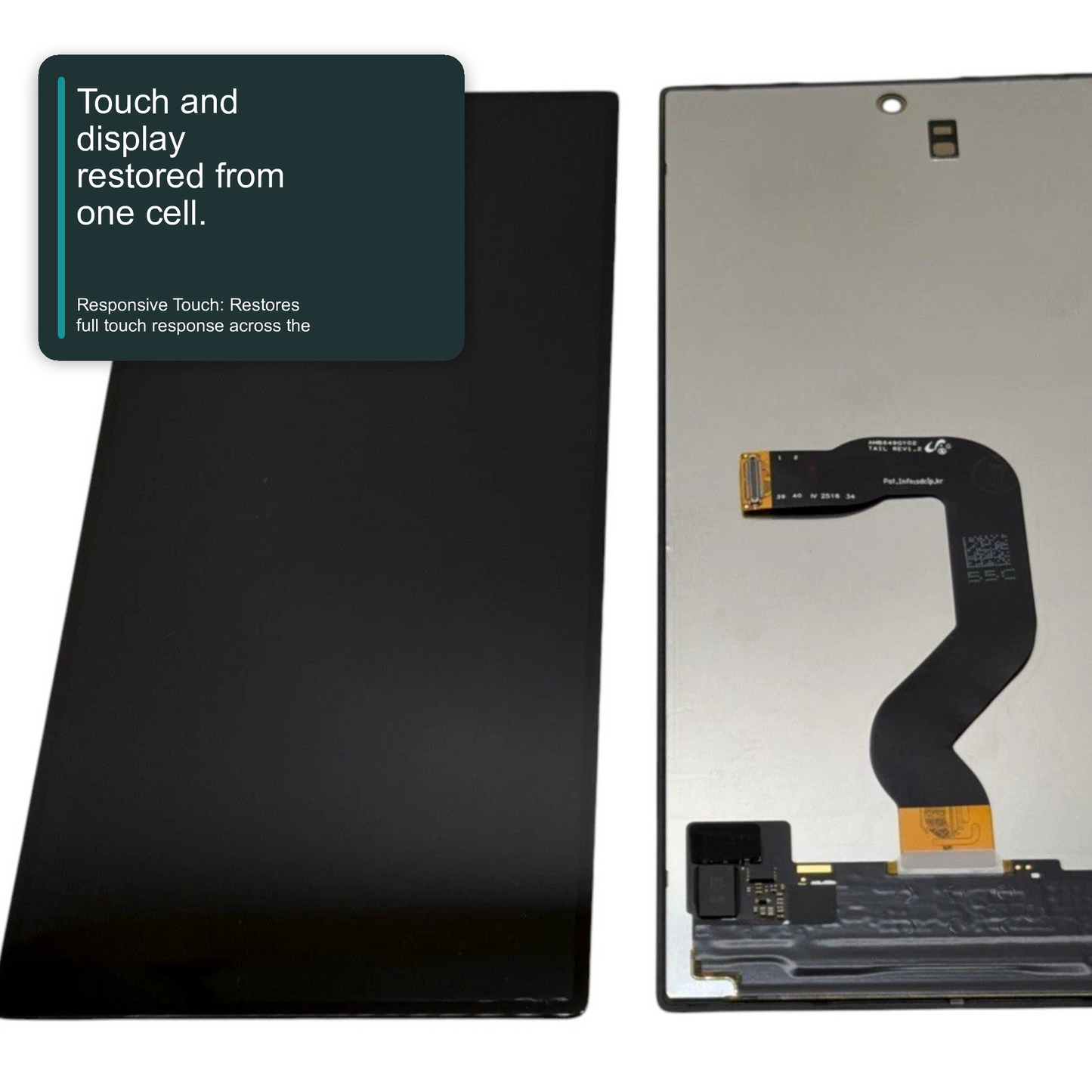 LCD Screen for Samsung Galaxy Z Fold 8 Ultra (SM-F976) - Outer Screen Black Screen FoneFunShop