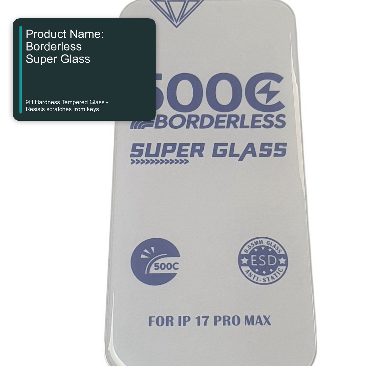 Super Glass Screen Protector For iPhone 17 Pro Max Screen Protector FoneFunShop