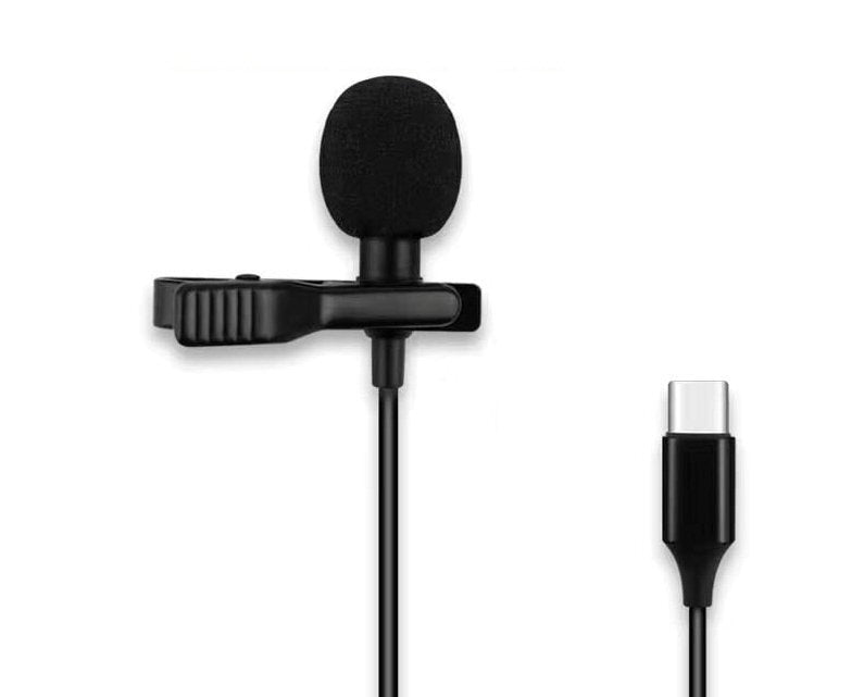 Microphone For Android Type C Devices JBC 051 Lavalier Lapel Microphone FoneFunShop