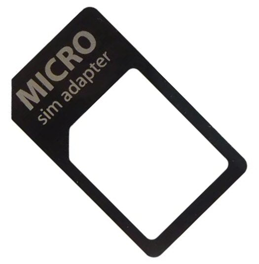 Sim Adapter Micro Sim Card to Large Sim Card Pack of 10x Sim FoneFunShop