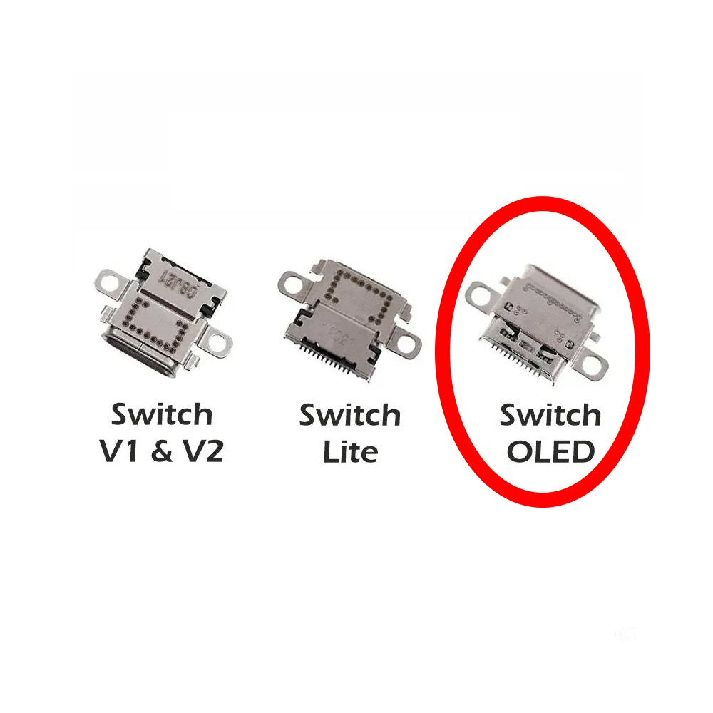 Charging Port For Nintendo Switch OLED 2021 Version (HEG-001) Charging Port FoneFunShop