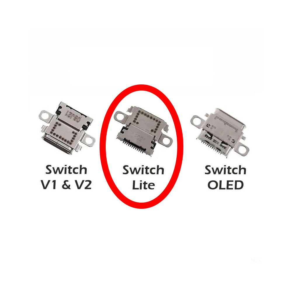 Charging Port For Nintendo Switch Lite (HDH-001) Charging Port FoneFunShop
