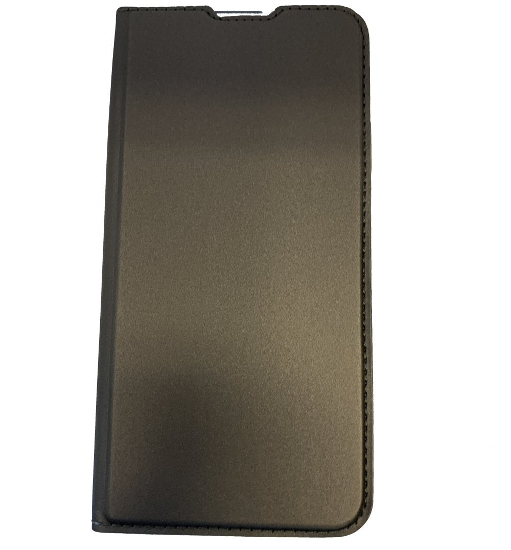 Case For Huawei P40 Lite Anthracite Black Slimline Low Profile PU Leather Flip Case Cover FoneFunShop