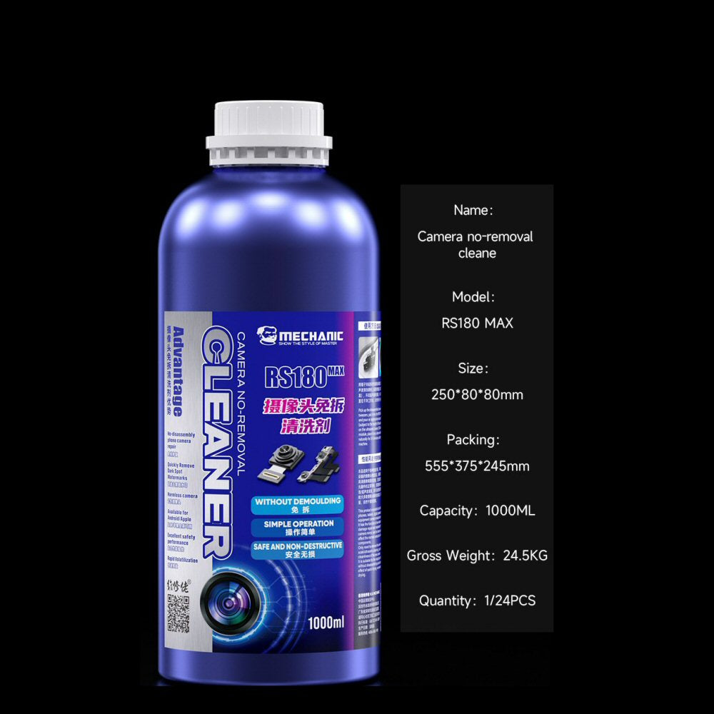 Mechanic RS180 Max Camera Module Cleaning Solution For Ultra Sonic Bath Mechanic FoneFunShop
