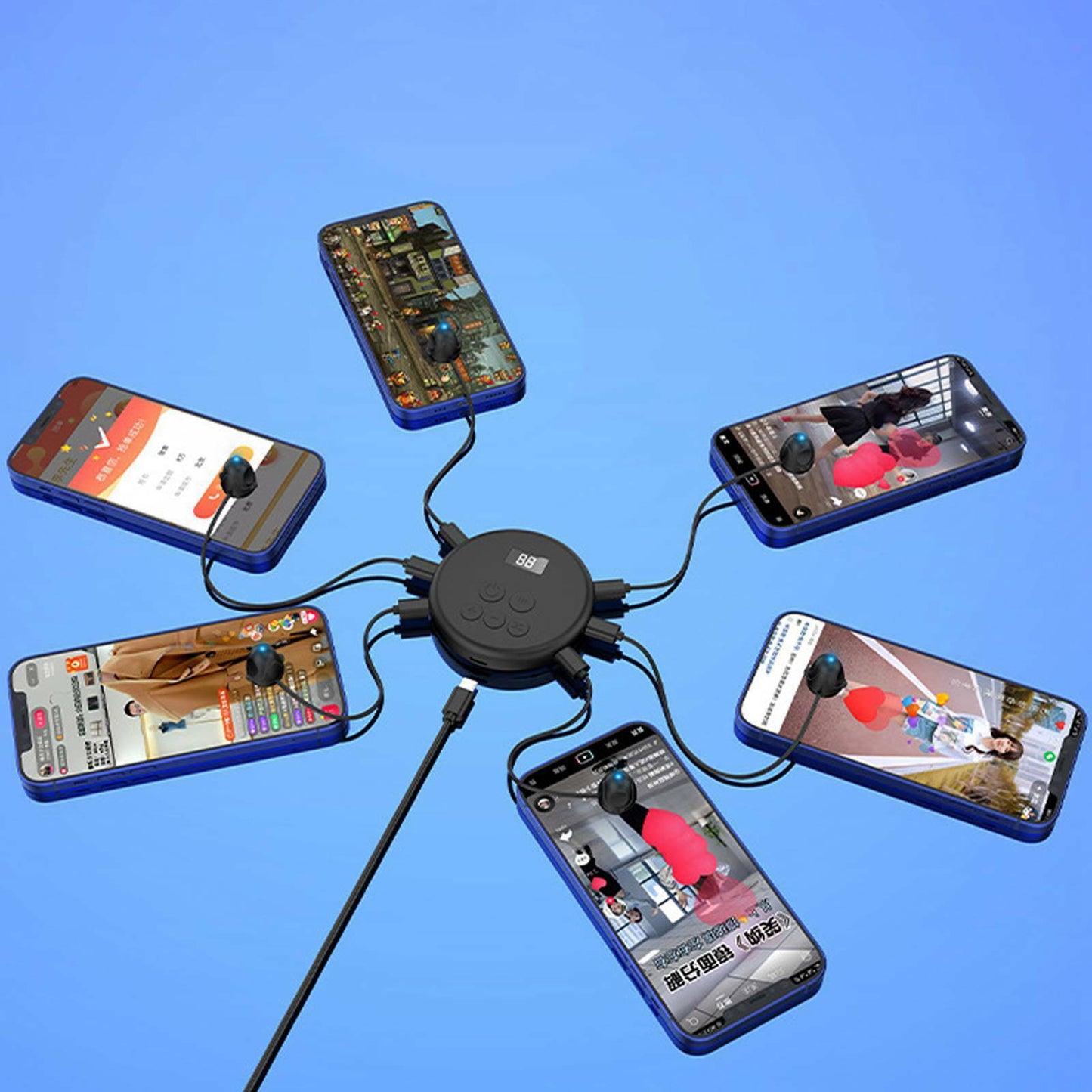 Auto Clicker Phone Tap Machine Tapper Liker 6 Clickers Keep Screen Awake Screen FoneFunShop