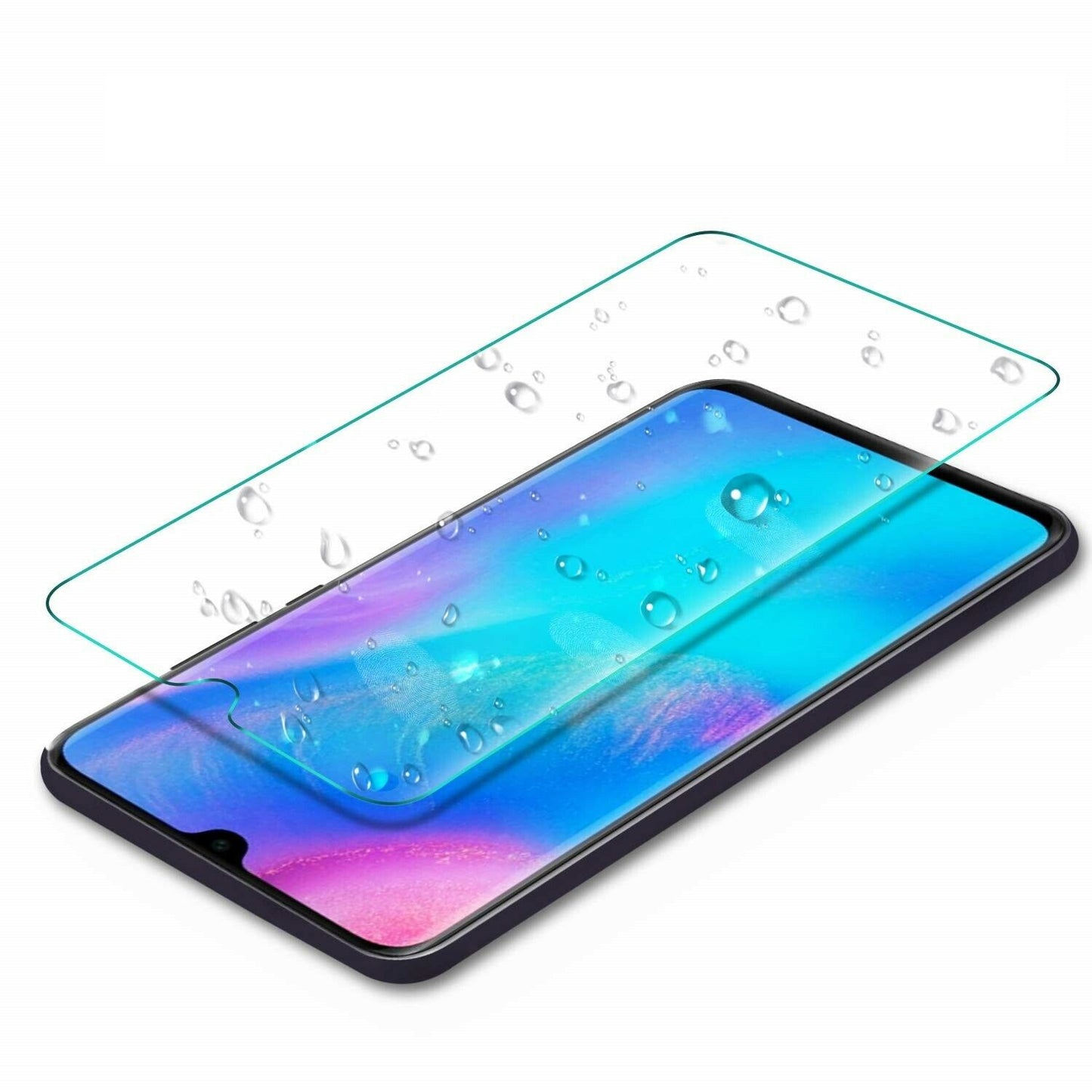 Screen Protector For Huawei P30 Lite Pack of 2 X Full Cover Glass Screen Protector FoneFunShop