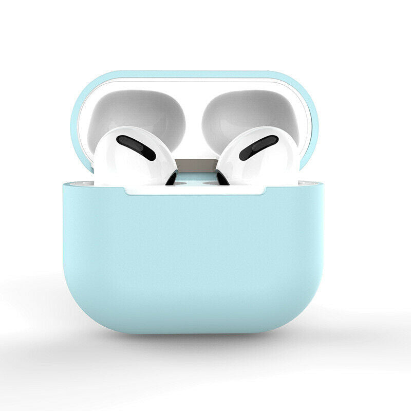Case For Apple Airpod 3 Silicone Cover Skin in Coast Blue Earphone Charger Case Case Cover FoneFunShop