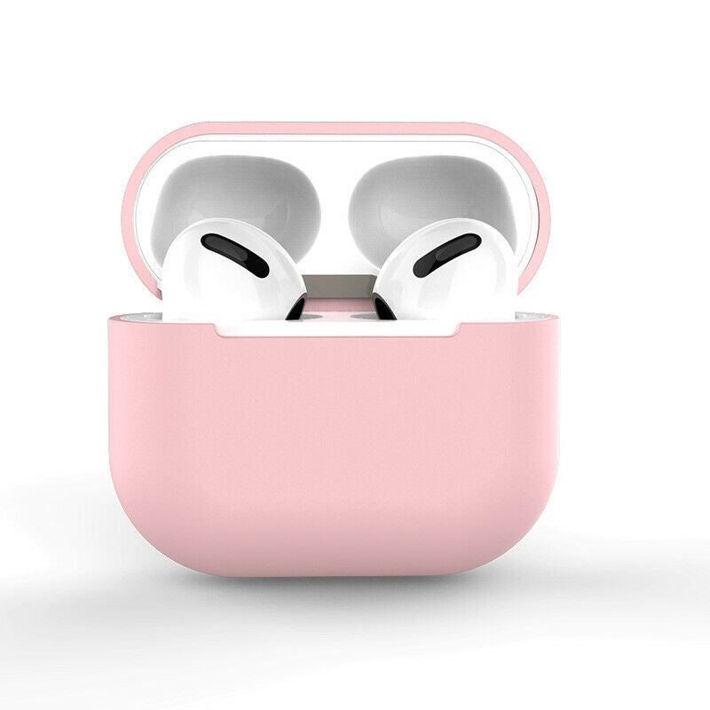 Case For Apple Airpod 3 Silicone Cover Skin in Pink Sand Earphone Charger Case Case Cover FoneFunShop