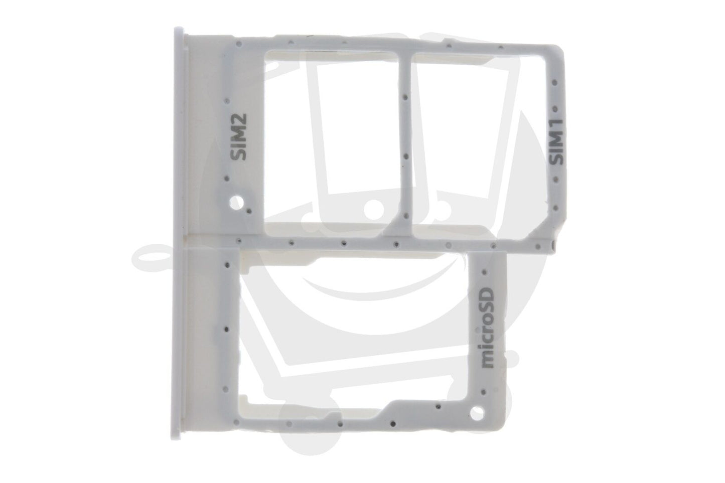 Sim Tray For Samsung A20F A205F in silver Sim Tray FoneFunShop
