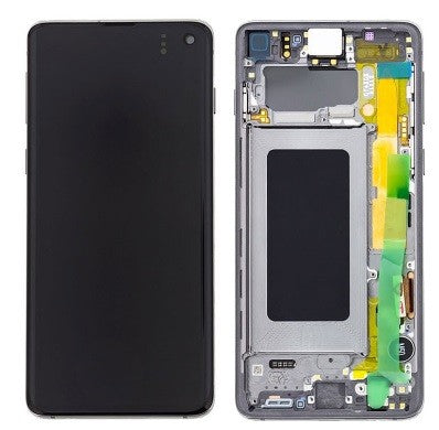 Lcd Screen For Samsung S10 G973F in Prism Black Screen FoneFunShop