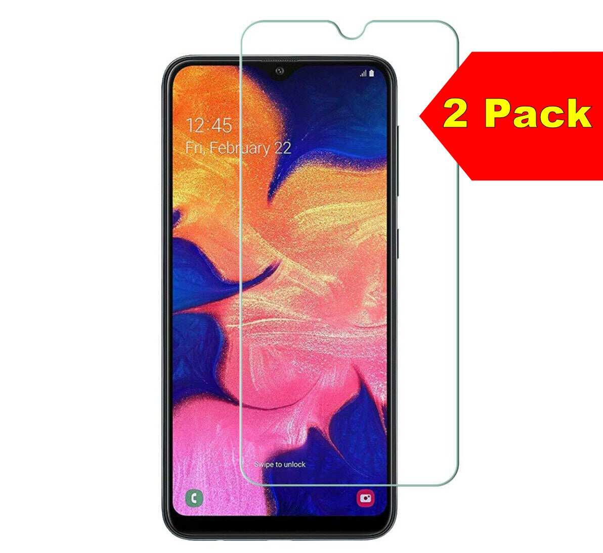 Screen Protectors For Huawei P20 Pro Twin Pack of 2x Tempered Glass Screen Protector FoneFunShop