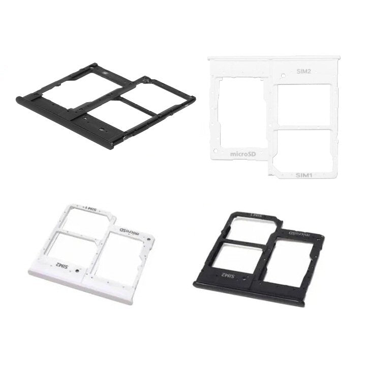 Sim Tray For Samsung A20e A202F in white Sim Tray FoneFunShop