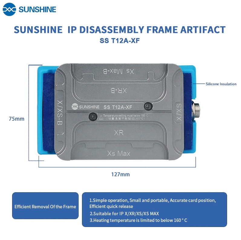 Sunshine Frame Removal For iPhone X Series T12A XF Tool Tool FoneFunShop