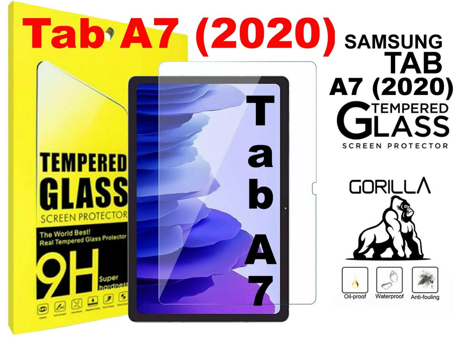 Screen Protector For Samsung Tab A7 10.4 2020 T500 T505 Tempered Glass Screen Protector FoneFunShop