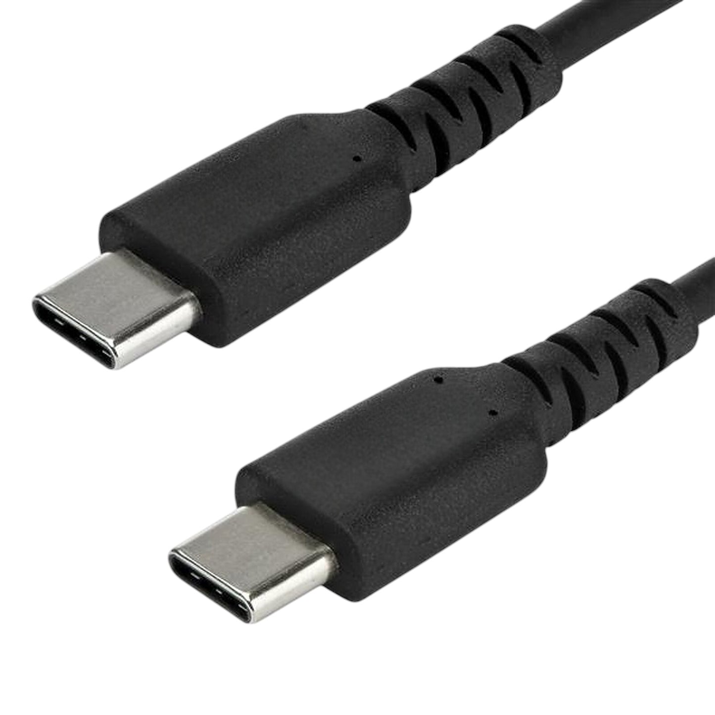 USB-C to USB-C Cable 2.4A Fast Charge 1M Black Cable FoneFunShop