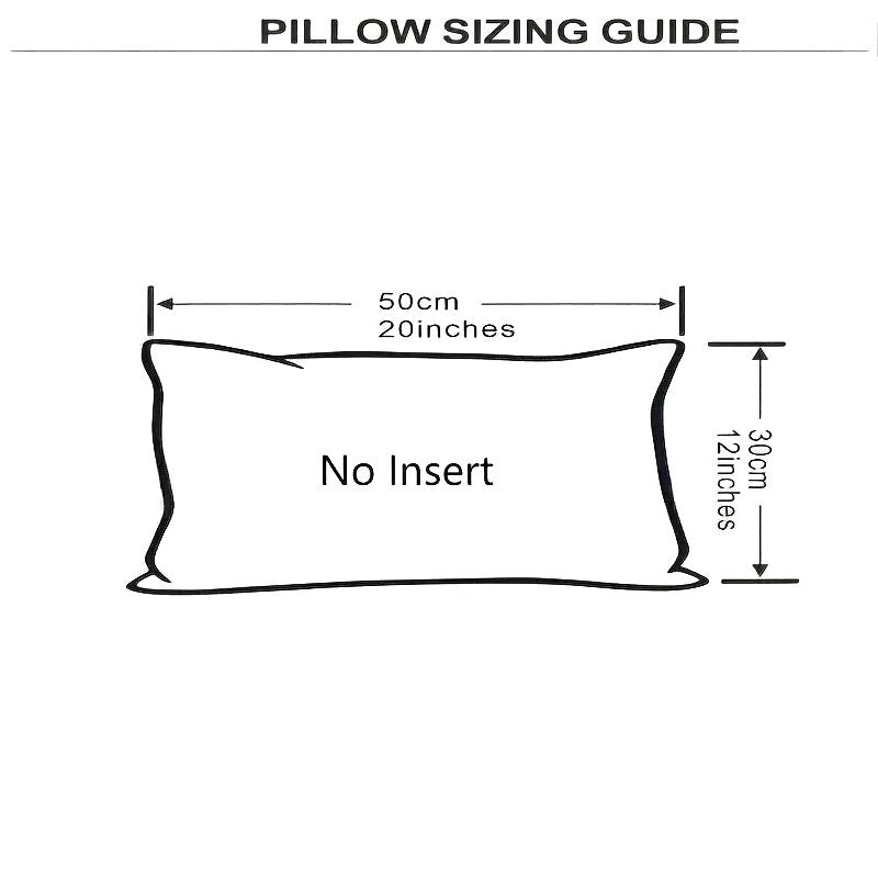 Christmas Bolster Cushion Cover Tree Embroidery 30x50cm Festive Home Decor Christmas FoneFunShop