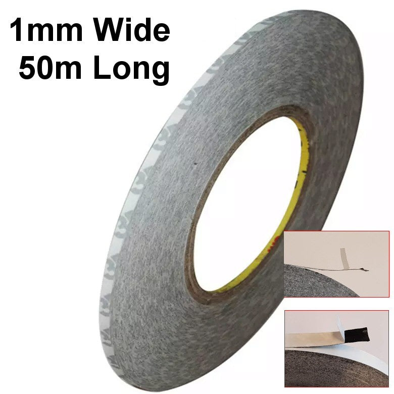 Double Sided Tape 1mm High Temperature Resistant Black Tape FoneFunShop