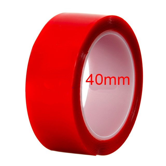 Double Sided Tape 40mm Wide High Strength Sticky Clear Red For iPad Phone Repair Tape FoneFunShop