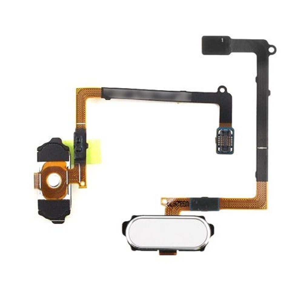 Home Button For Samsung S6 G920F Flexes White Pack of 3 Flex FoneFunShop