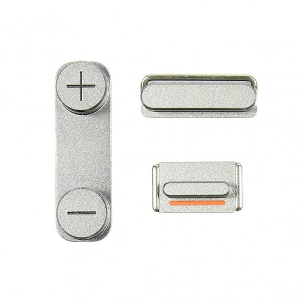 Button Set For iPhone 5 Mute Power Volume Pack Of 3 FoneFunShop
