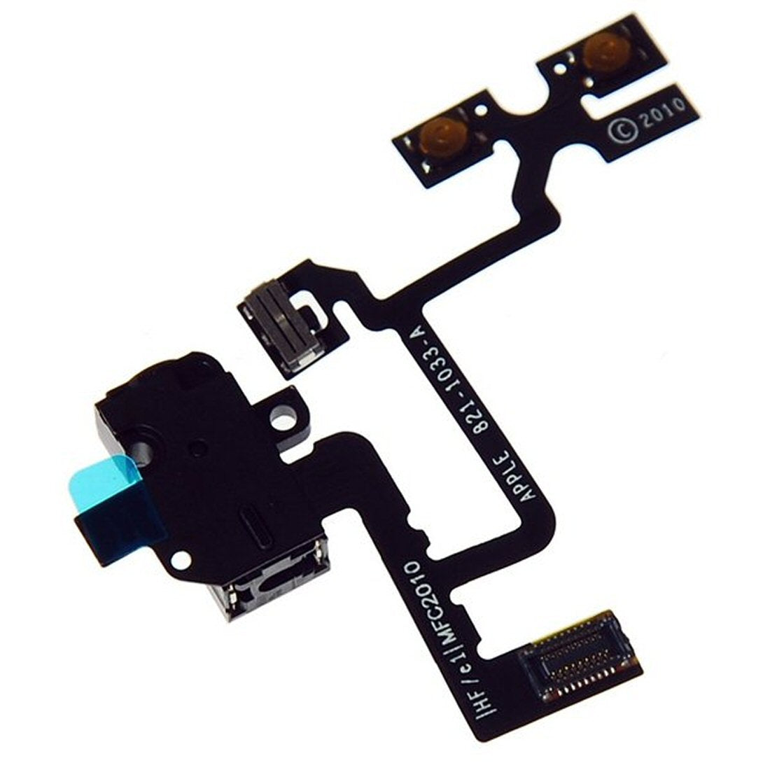 Earphone Volume Flex For iPhone 4 Black Pack Of 3 Flex FoneFunShop