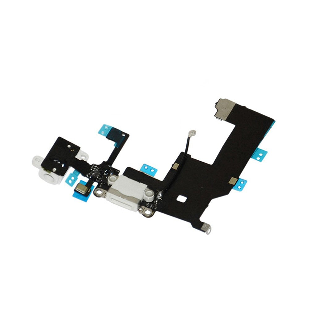 Charging Port For iPhone 5 Pack Of 3 Connector with flex and earphone flex Charging Port FoneFunShop