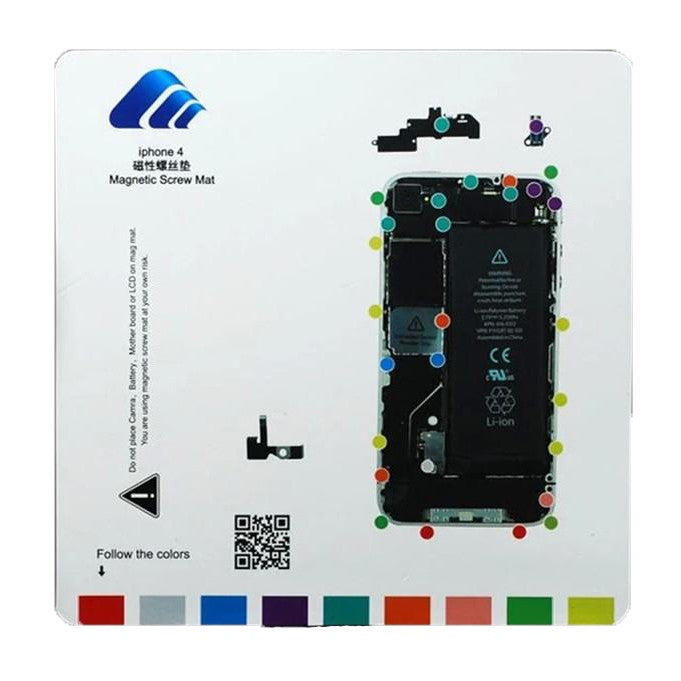 Magnetic Screw Mat For iPhone 4 Phone Repair Disassembly Guide Magnetic Screw FoneFunShop
