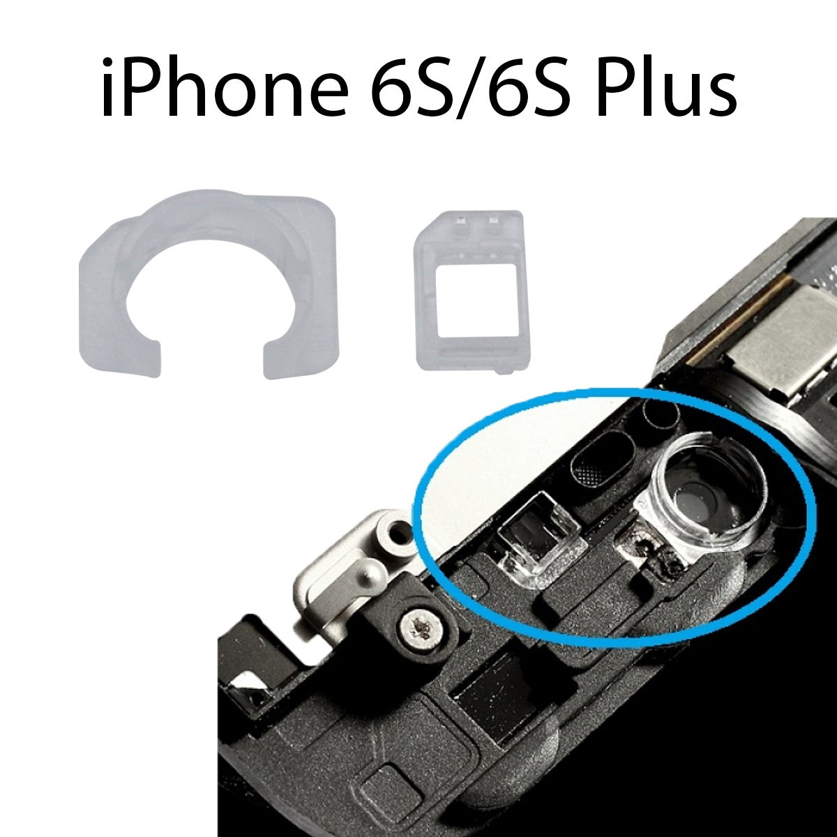 For iPhone 6S 6S Plus Plastic Holder Brackets Camera and Proximity Light Sensor Camera FoneFunShop
