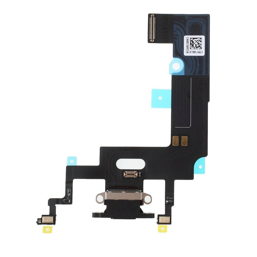 Charging Port For iPhone Xr Black Charging Port FoneFunShop