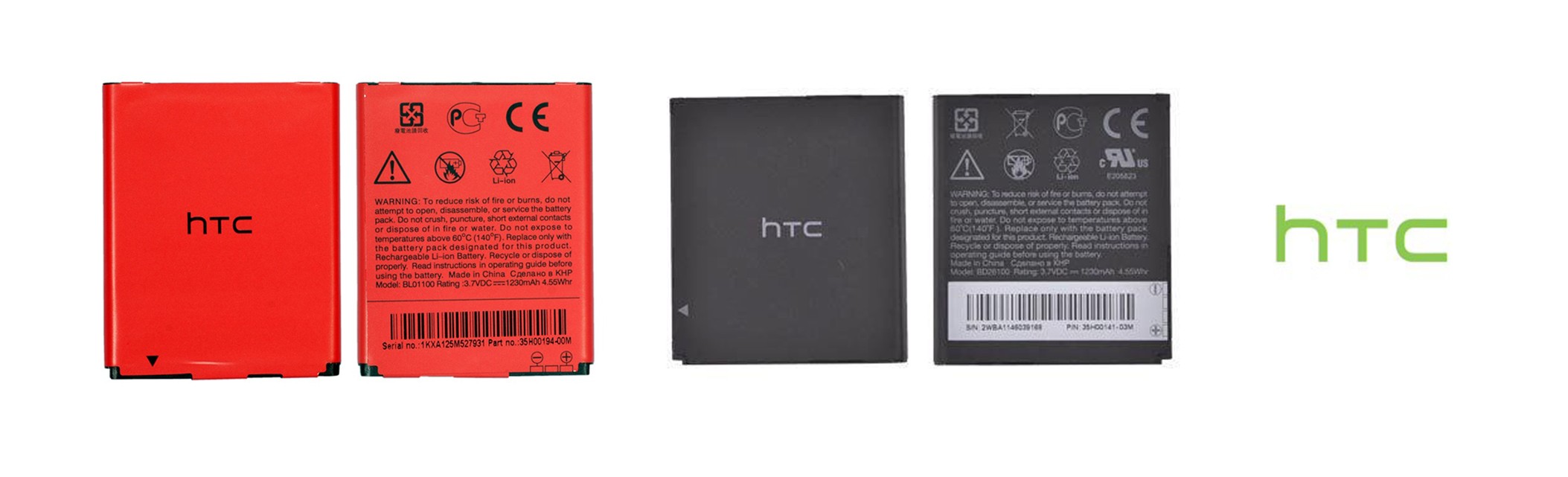 Batteries for HTC