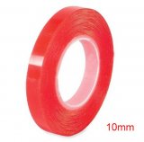 Double Sided Tape 10mm Wide High Strength Sticky Clear Red For iPad Phone Repair