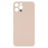 Glass Back For iPhone 13 Pro Max Plain in Gold