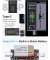 Mechanic T-824 Charging Port Pin Tester Current Power Check Type-C 8 Pin Phones