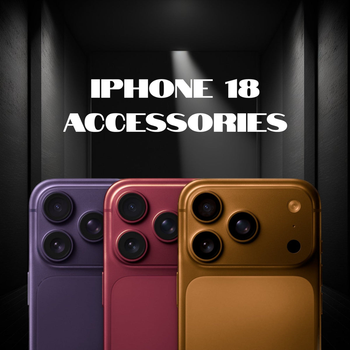 iPhone 18 accessories - cases, hydrogel screen and back protectors