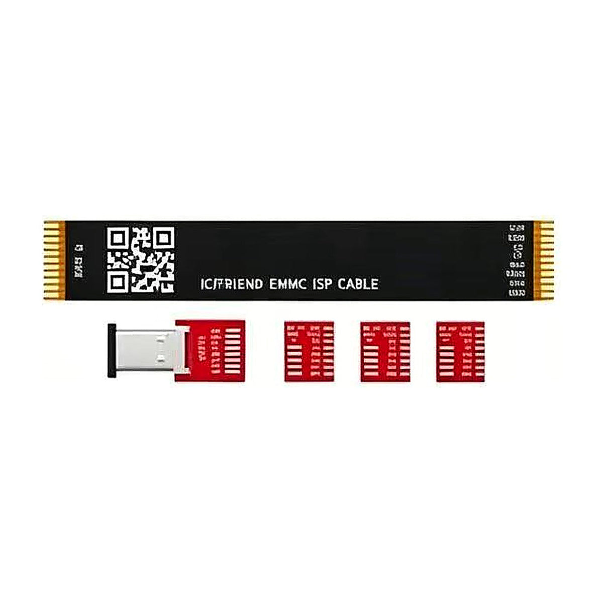 ICFriend eMMC ISP cable with USB adapter board and flex adapter boards