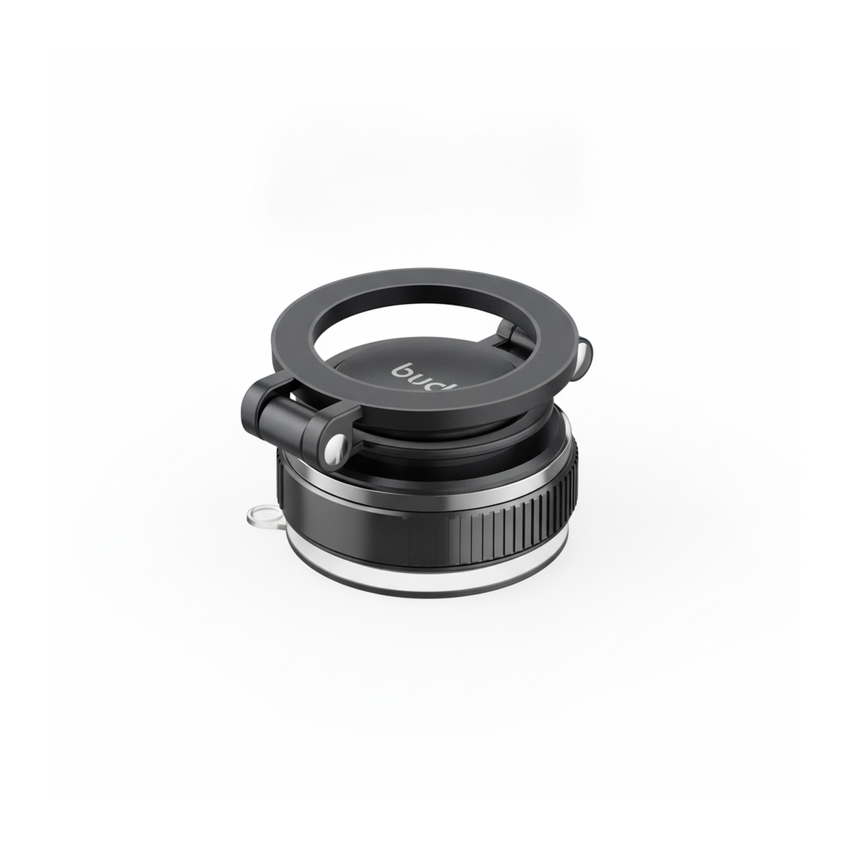Budi Magnetic Car Phone Mount Foldable Suction Base 360 Rotation - top view