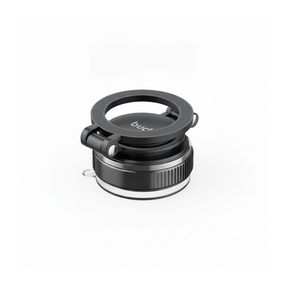 Budi Magnetic Car Phone Mount Foldable Suction Base 360 Rotation - top view