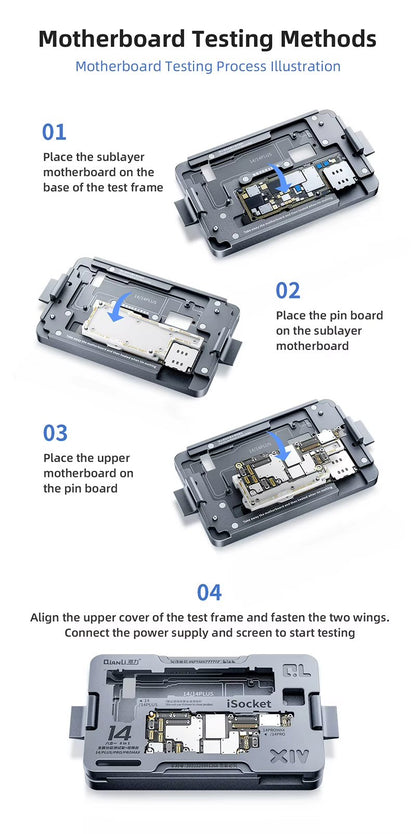 QianLi iSocket Middle Layer Logicboard Test Fixture iPhone 17 Series